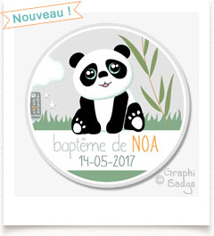 badge bapteme