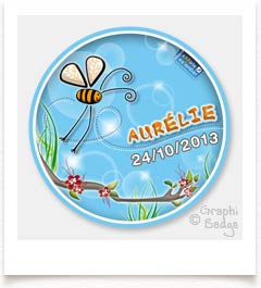 badge �l�ve abeille